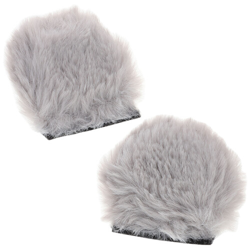 2Pairs Cute Ear Ornaments Soft Plush Motorcycle Decor 1