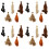 20Pièces Extensions Synthétiques Colorées Perruques DIY 6