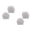 2Pairs Cute Ear Ornaments Soft Plush Motorcycle Decor 3