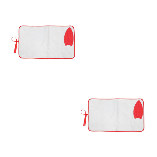 2Pièces Couverture De Repassage Portable Argent Pliable Pour Voyage 2