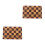2Pcs Small Wooden Cutting Boards for Home Kitchen Double-Sided Bamboo 4