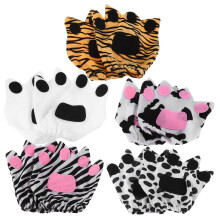 20Paare Stoff Pfotenhandschuhe Kinder Cosplay Fingerlos