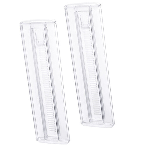 10Pcs Adjustable Clear Drawer Dividers Ps Plastic Home Organizer
