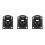 3Pcs Stainless Steel Flush Pull Handles Black Boat Deck Hatch Hardware 5