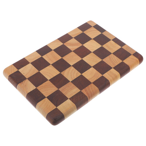 2Pcs Small Wooden Cutting Boards for Home Kitchen Double-Sided Bamboo 2