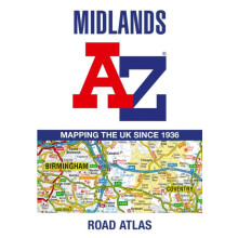 Midlands AZ Road Atlas by AZ Maps Paperback Book