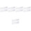 10Pcs Adjustable Clear Drawer Dividers Ps Plastic Home Organizer 6