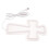 White Acrylic Neon Cross Lamp Energy-Efficient Jesus Wall Light 1