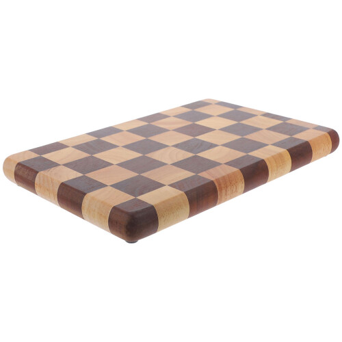 2Pcs Small Wooden Cutting Boards for Home Kitchen Double-Sided Bamboo 1