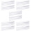 10Pcs Adjustable Clear Drawer Dividers Ps Plastic Home Organizer 9