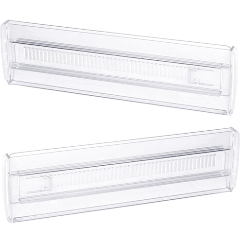 10Pcs Adjustable Clear Drawer Dividers Ps Plastic Home Organizer 1
