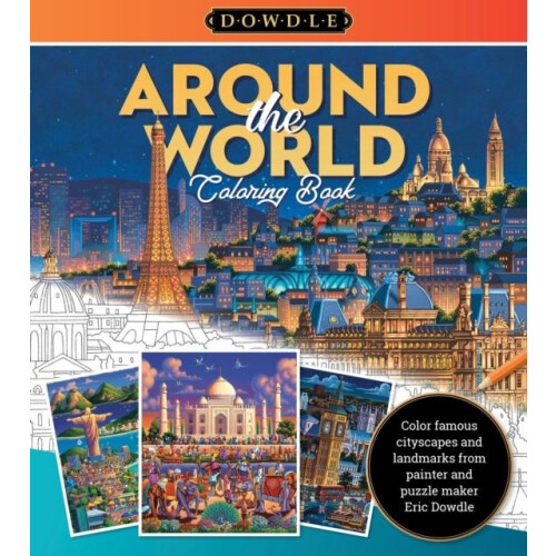 Around the World Coloring Book by Eric Dowdle Paperback Book