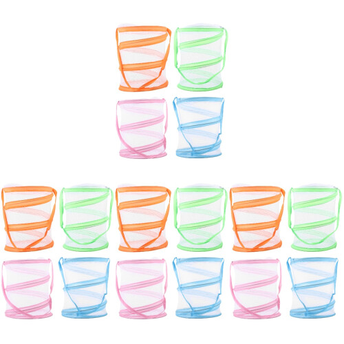 16Pcs Reusable Butterfly House Assorted Color Insect Observation Cage 2