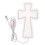 White Acrylic Neon Cross Lamp Energy-Efficient Jesus Wall Light 7