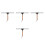 4Pcs Multi Color Shower Mirror Cleaner Squeegee with Comfortable Grip 9