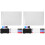 2Sets Magnetic Refrigerator Boards Assorted Colors Practical Dry Erase 4