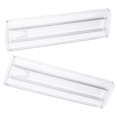 10Pcs Adjustable Clear Drawer Dividers Ps Plastic Home Organizer 2