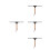 4Pcs Multi Color Shower Mirror Cleaner Squeegee with Comfortable Grip 6