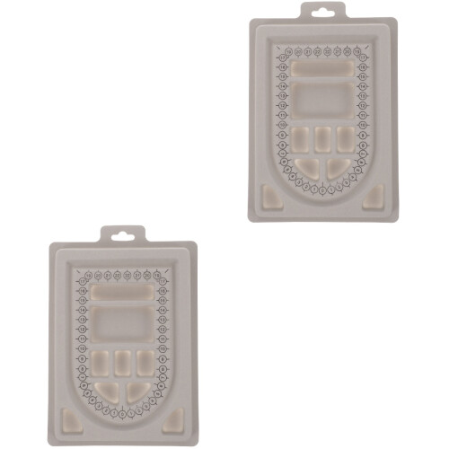 2Pièces Plateau À Perles Durable Pour DIY Plastique 2