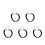 5Pcs Plastic Violin Bow Straightener Guide Tool for Beginner Training 7