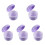 5Pcs Travel-Ready Purple Retainer Container Safe Durable Denture Case 4