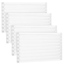 12Pcs Transparent Plastic Storage Tubes Clear Incense and Lab Tubes