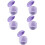 5Pcs Travel-Ready Purple Retainer Container Safe Durable Denture Case 8