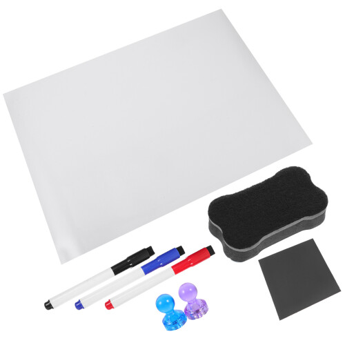 2Sets Magnetic Refrigerator Boards Assorted Colors Practical Dry Erase 2