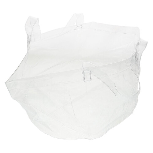 4Pcs Foldable Clear Water Bucket with Handle PVC Camping Laundry Bag 1