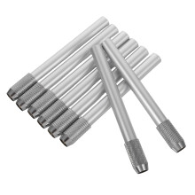 80Pcs Silver Pencil Extenders Metal Holders for Art Supplies
