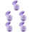 5Pcs Travel-Ready Purple Retainer Container Safe Durable Denture Case 7