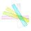 25Pcs Assorted Color Flexible Plastic Ruler Set for Measuring Drawing 1