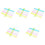 25Pcs Assorted Color Flexible Plastic Ruler Set for Measuring Drawing 5