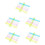 25Pcs Assorted Color Flexible Plastic Ruler Set for Measuring Drawing 8