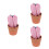 3Pcs Creative Cactus Needle Cushions Multi-Color Sewing Organizer 4