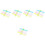 25Pcs Assorted Color Flexible Plastic Ruler Set for Measuring Drawing 6