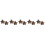 10Pcs Elegant Dark Brown Car Air Vent Clips Accessories 11