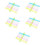 25Pcs Assorted Color Flexible Plastic Ruler Set for Measuring Drawing 9