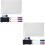 2Sets Magnetic Refrigerator Boards Assorted Colors Practical Dry Erase 8