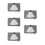 5Pcs Sauna Bath Hat and Cushion Set Woolen Felt Protection for Spa 4