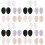 20Pairs Comfortable Drop Shape Bra Pads Inserts for Women Multicolor 7