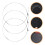 400Pcs Stainless Steel Electric Guitar Strings Silver Set 8