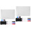 2Sets Magnetic Refrigerator Boards Assorted Colors Practical Dry Erase 6