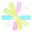 25Pcs Assorted Color Flexible Plastic Ruler Set for Measuring Drawing 3