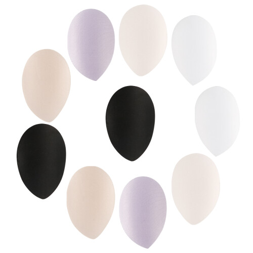 20Pairs Comfortable Drop Shape Bra Pads Inserts for Women Multicolor 2