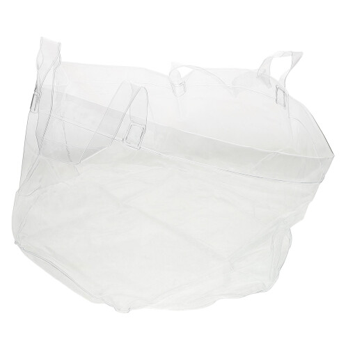 4Pcs Foldable Clear Water Bucket with Handle PVC Camping Laundry Bag 2