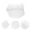 4Pcs Foldable Clear Water Bucket with Handle PVC Camping Laundry Bag 11