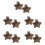 10Pcs Elegant Dark Brown Car Air Vent Clips Accessories 8