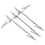 12Pcs Double-Sided Silver Metal Clips Flexible Table Number Holders 2