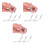 12Pcs Double-Sided Silver Metal Clips Flexible Table Number Holders 8